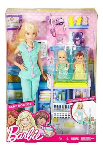 Barbie Pediatra Profesiones 2 Bebés Pacientes