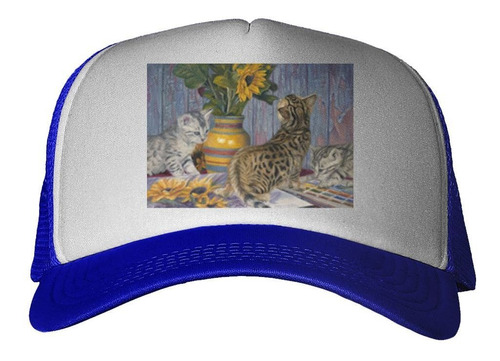 Gorra Gatitos Pintura Art