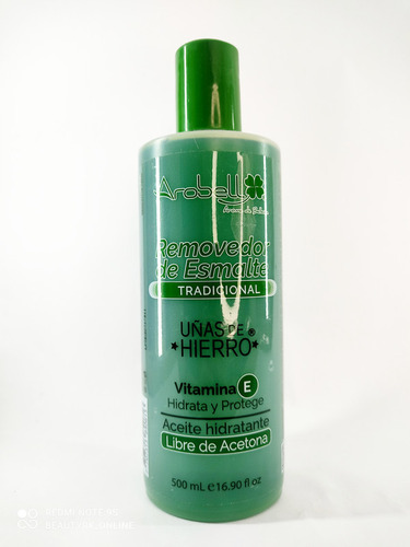 Arobell Removedor De Esmalte Verde X 500 Ml