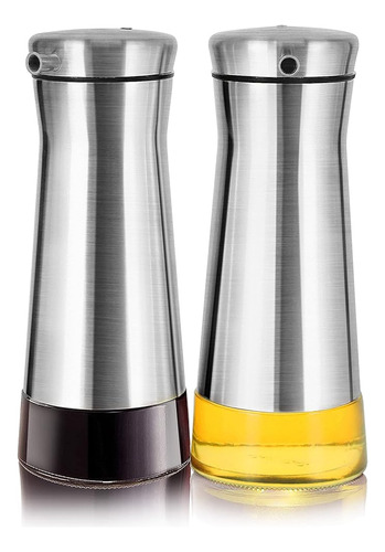 Juego 2 Botellas Dispensadoras Aceite Oliva Y Vinagre Elegan