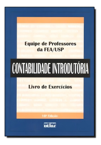 Contabilidade Introdutoria - Livro De Exercicios