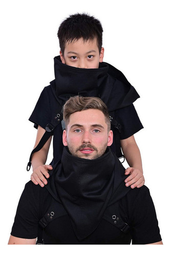 Punk Rogue Bufanda Con Capucha Para Invierno