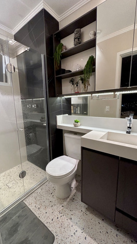 Apartamento Mobiliado Com Vista Deslumbrante | Último Andar | 2 Dorms + Varanda Gourmet | Bairro Cerâmica - São Caetano Do Sul - Porteira Fechada