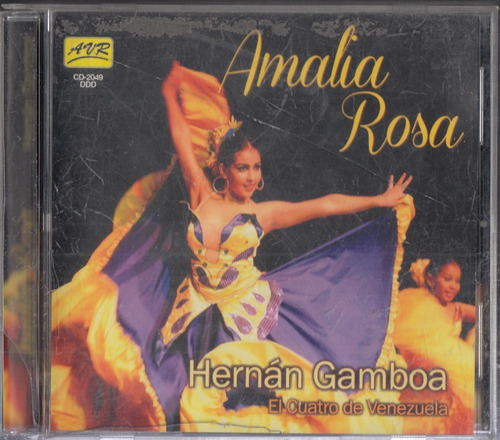 Hernan Gamboa. Amalia Rosa. Cd Original Usado Qqa. Be.