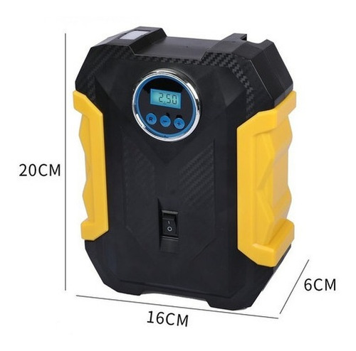 Imagen 2 de 10 de Compresor De Aire Portátil Digital 12v Todo Neumático