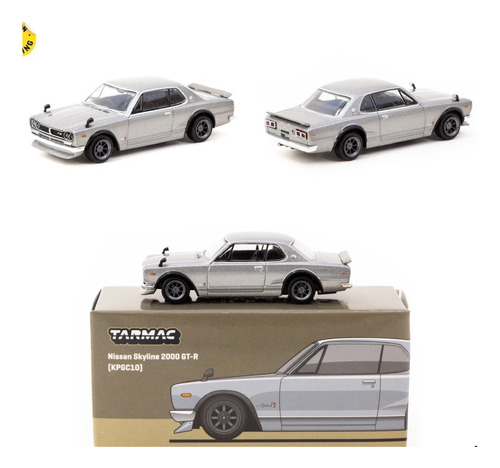 Tarmac Global64 Nissan Skyline 2000 Gt-r (kpgc10) 1/64