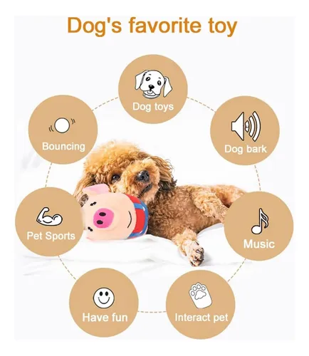 Juguete De Peluche Activo Para Mascotas, Juguete Interactiv.