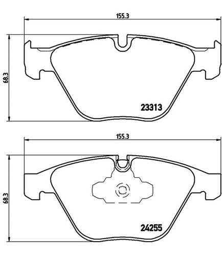 Imagen 2 de 3 de Balatas Brembo Low (d) Bmw X1 13-15 328i Incluye Xdrive 08-1