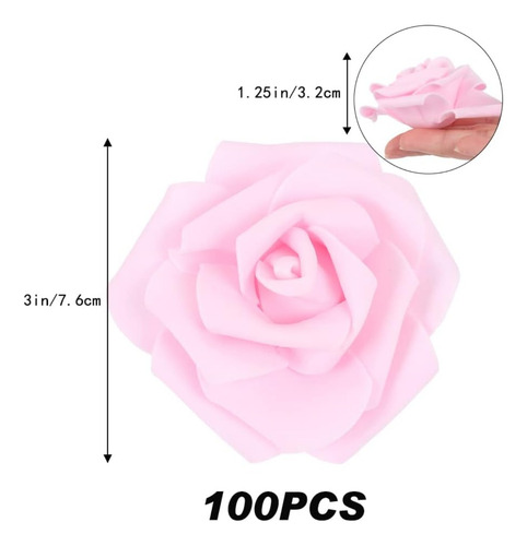 Cabezas Artificiales De Espuma Con Forma De Rosas Y Flores,