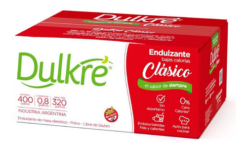 Edulcorante En Sobres X 400 Cafe En Grano Dulkre - 5hispanos