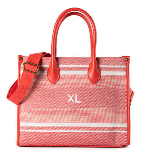 Cartera Xl Extra Large Astrid Tote Rojo