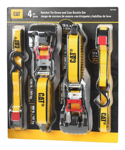 Kit de correas de carga Caterpillar con 4 trinquetes