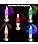 Lámpara De Lava Led Con Purpurina, Colores Cambiantes