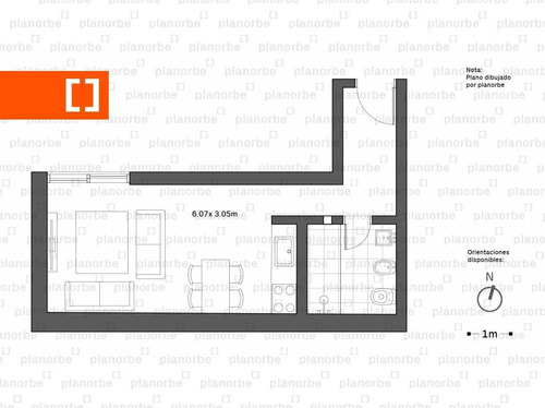 Venta De Apartamento Obra Construcción Monoambiente En Buceo, Trade Point Unidad 307