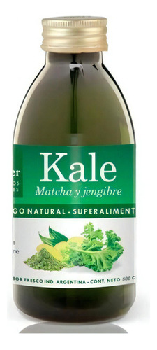 Natier Jugo De Kale Matcha Jengibre Aumenta Energía 500ml