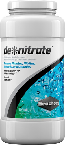 Eliminador de nitritos y nitratos para acuarios Seachem De Nitrate, 500 ml