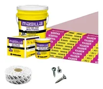 Comprar Placa Durlock Materiales X M2 Tabique Doble Sistema Acustico Blanco