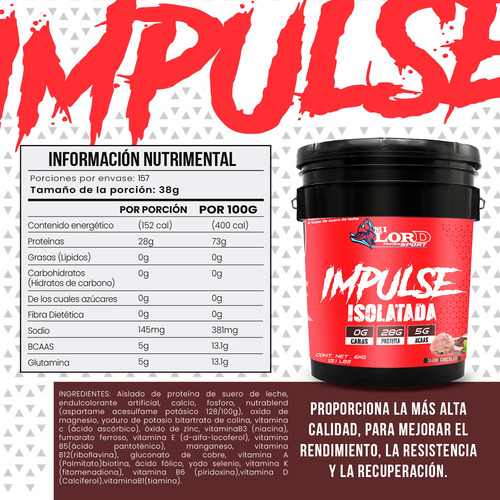 Proteína Whey Hs Hidrolizada Isolate My Lord 6 Kg Sabores Chocolate
