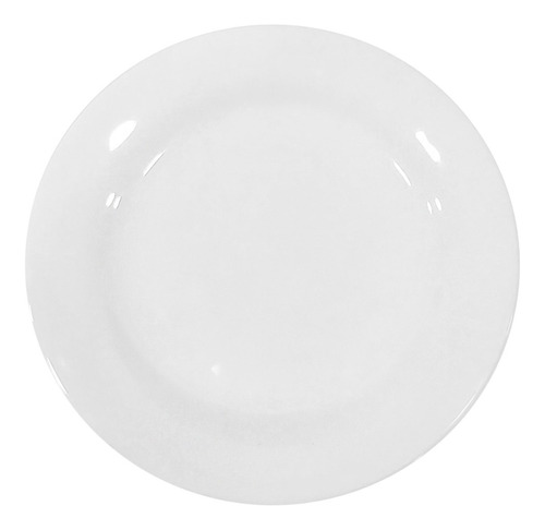 Plato Playo Blanco De Porcelana Premium - Sheshu Home