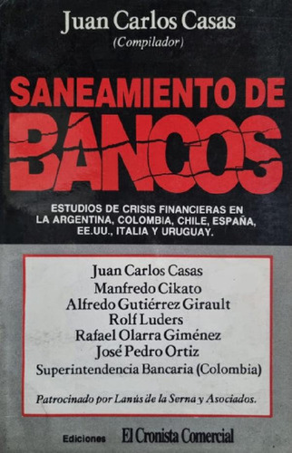 Libro - Saneamiento De Bancos. J. Casas