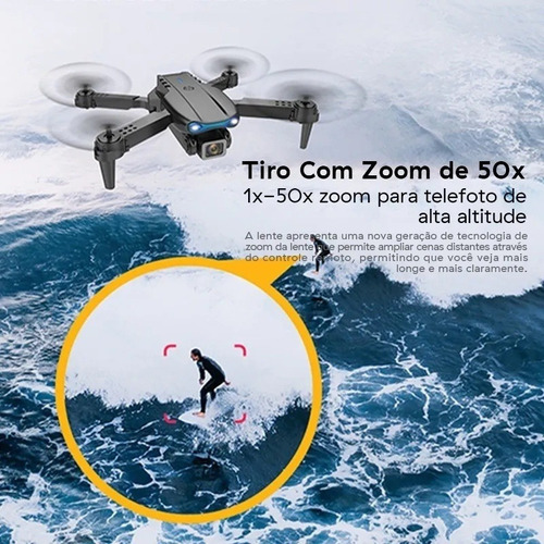 Drone 4k Camera E99 Dual Batería De Larga Duración