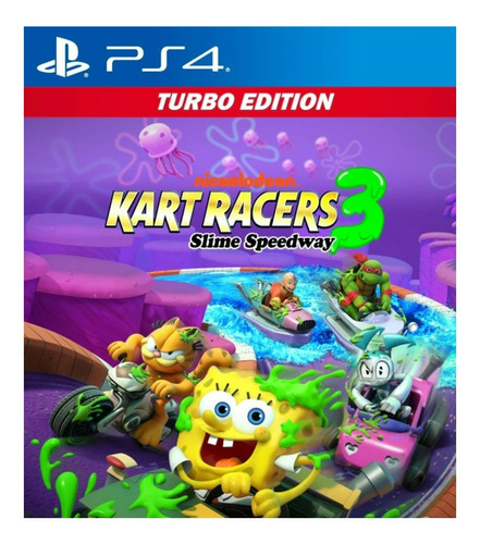 Nickelodeon Kart Racers 3 Slime Speedway Turbo Edition ~ Ps4