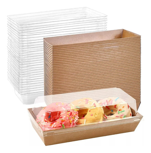 50 Caja Para Postres Cajas Para Galletas, Dulces, Sándwiche