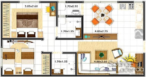 Imagem 2 de 5 de 2 Ou 3 Dormitórios - Ótima Localização - Recém Construído - 9020