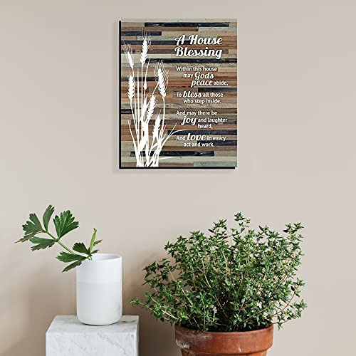Placa De Madera Rústica De Bendición De Casa Ojo ...