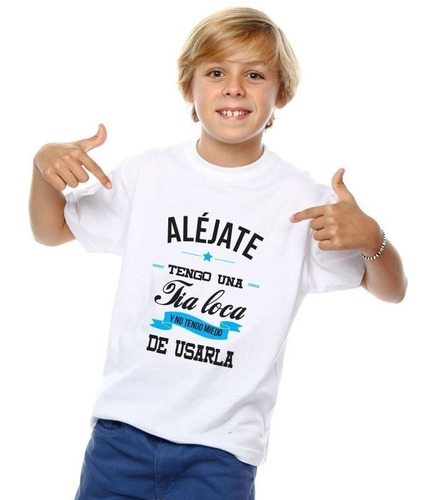 Remeras Tía Loca Niños Y Adultos