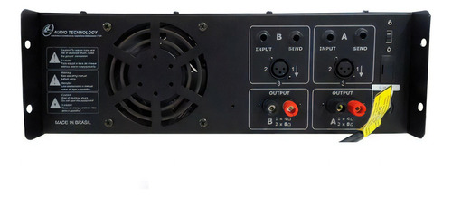 Amplificador Profissional Ll Audio Pro3000 Classe Ab 750 W