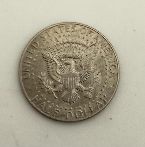 Moneda Medio Dolar Usa Plata Estados Unidos Kennedy 1/2 (Usado)