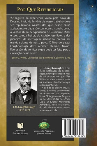 Livro: O Grande Movimento Adventista - Centro White