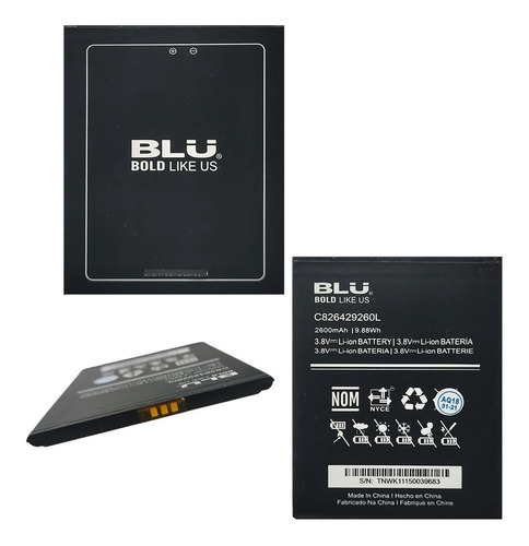 Imagen 3 de 3 de Bateria Pila Blu Grand M2 / Advance 5.2 A230 C826429260l