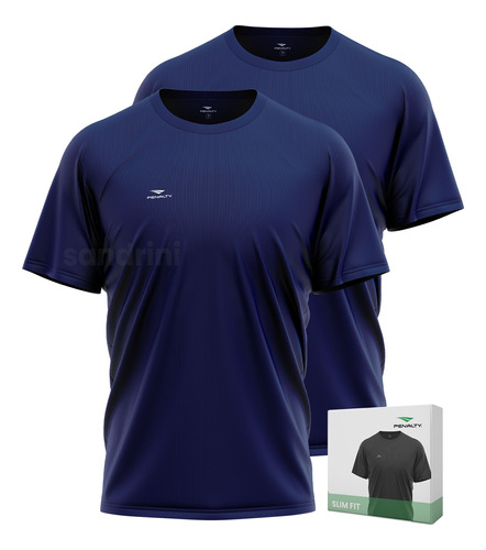 Kit 2 Camisas Masculina Penalty Treino X Academia Crossfit
