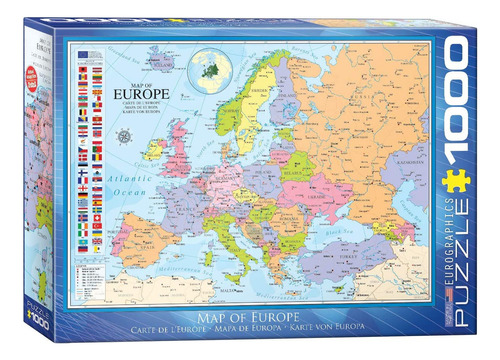 Eurographics Mapa De Europa Puzzle (1000 Piezas)