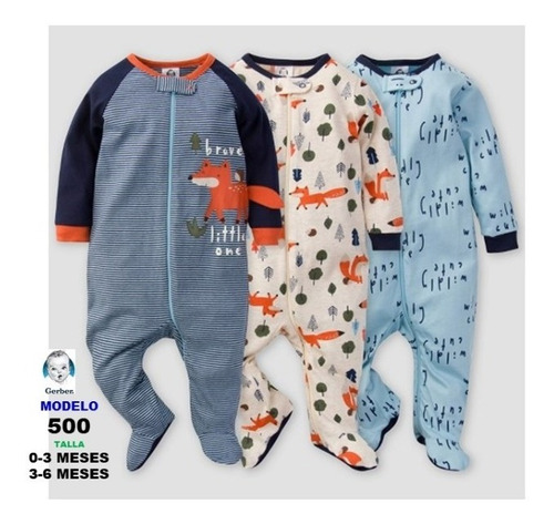 Ropa De Bebe Set De  Pijamas Gerber 