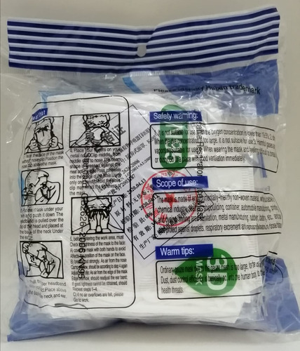 Mascarilla Kn95 Importada X10 Und 5 Capas Certificado Fda