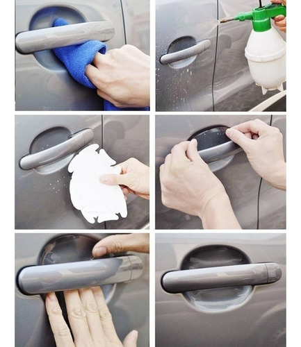 Imagem 4 de 6 de Protetor De Maçaneta Anti Risco Novo Hyundai Creta Tgdi 2022