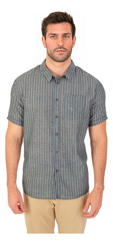 Camisa De Manga Corta Para Hombre Slim Fit: Moda Casual