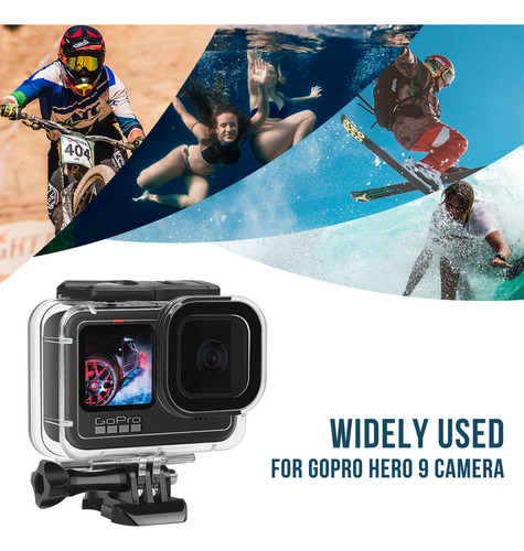 Caixa Case Estanque Para Gopro Hero 9/10/11/12 Prova D'água