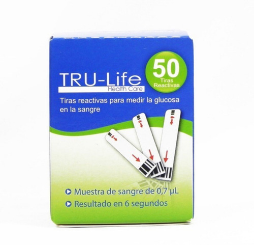 Tru-life Tiras Reactivas Health Care X 50 Und