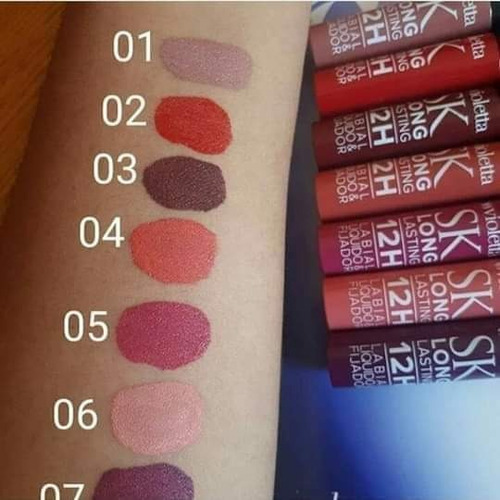 Labial Liquido Sk 12 Hs De Violetta Duradero Mercadolibre