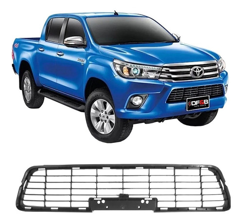 6 Grades Parachoque Hilux Diant 2016 A 2018 Grade Central