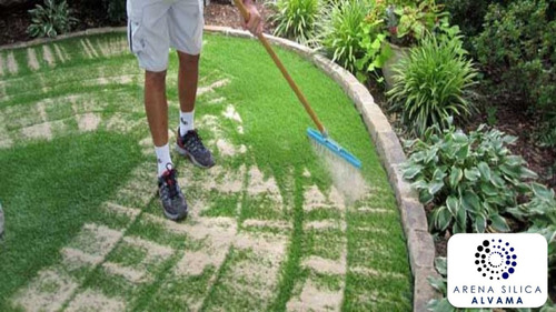 30 Kg Arena Silica Para Pasto Sintético Cancha Jardín Medio