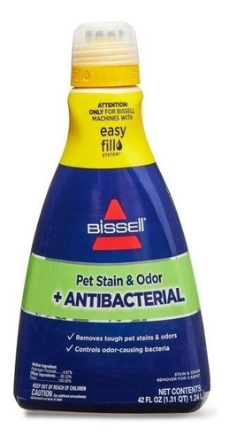 Bissell Pet Quita Manchas Antibacterial Shampoo Alfombras