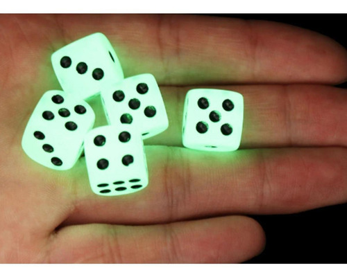 Cubos Luminosos Para Juegos, Mxlod-002, 10 Pzas En 2 Paquete Color Blanco Luminoso