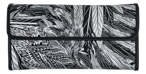 Cartera Bolsillo Negro Águila Real Mexicana Negro Jqd Color Negrocbojnarm