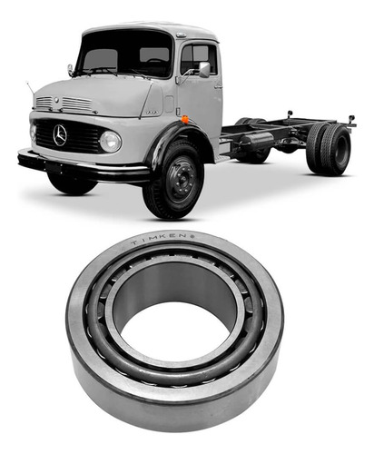 Rolamento Roda Dianteiro Interno Mercedes Benz 1723 Of1313