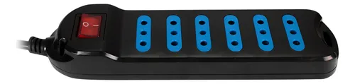 Alargador Eléctrico Switch Xt30 6 Entradas 5m Negro, Philco